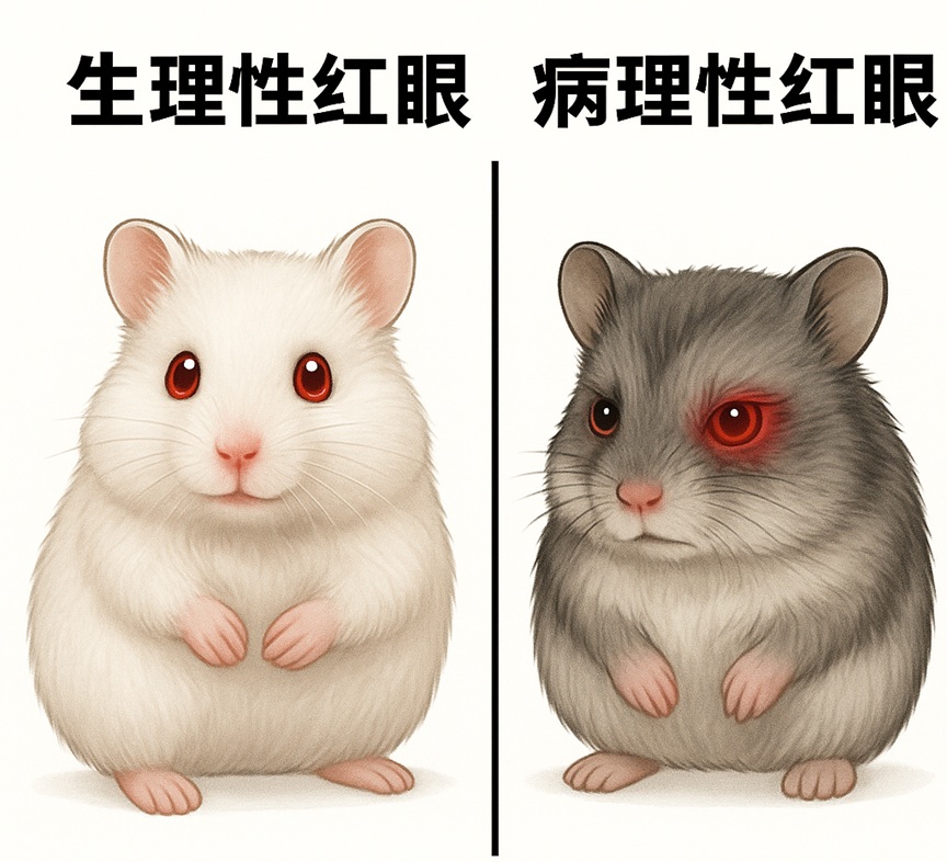 仓鼠红眼是什么原因？（仓鼠红眼怎么办？）