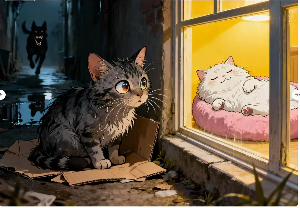 流浪猫会羡慕家猫吗？（流浪猫与家猫会互相羡慕吗？）