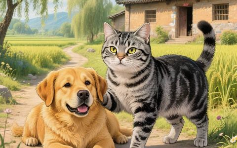 "狸花猫见谁都敢揍，为什么唯独怕老实的田园犬？"